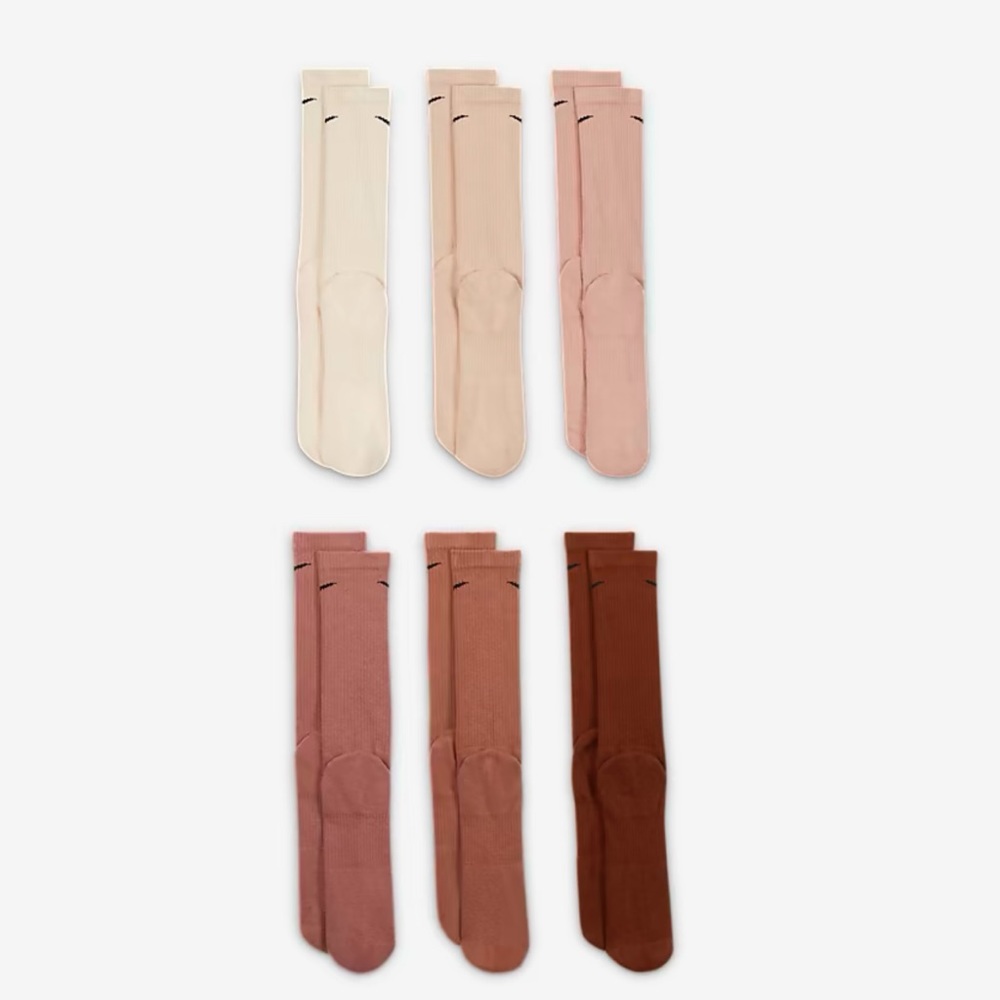 NIKE 
Training Crew Socks Size L (6 Pairs)
Nike Everyday Cushioned
NWT - Picture 3 of 16